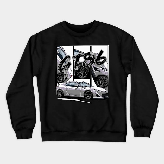 Toyota GT86, JDM Crewneck Sweatshirt by T-JD